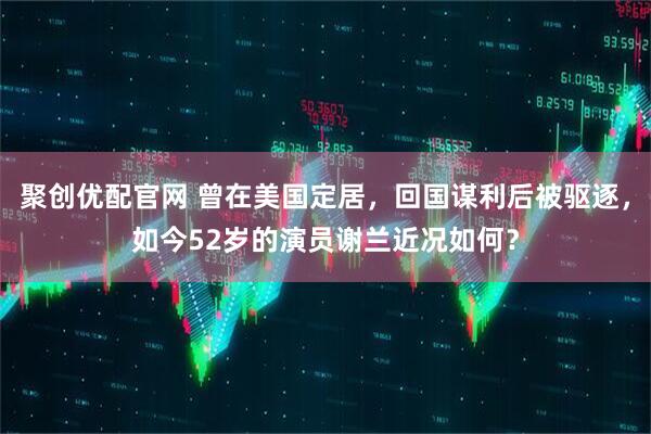 聚创优配官网 曾在美国定居，回国谋利后被驱逐，如今52岁的演员谢兰近况如何？